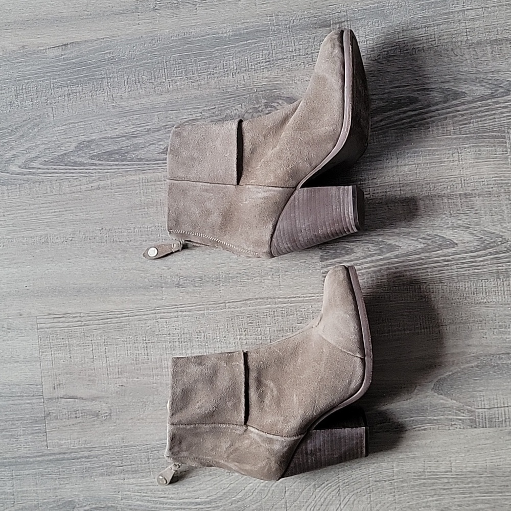 Rag & Bone grey-ish tan suede bootie